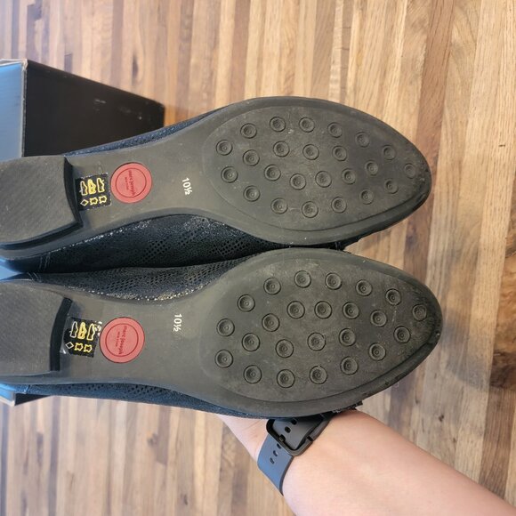 IOB Marc Joseph Park Ave Flat in Navy Glaze Leather - Picture 11 of 14